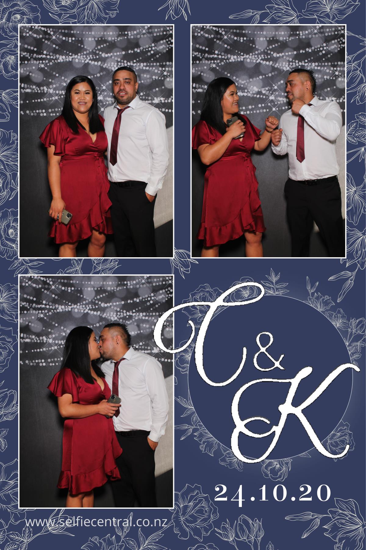 Christopher & Kataraina's wedding | View more photos from the event at gallery.photobooth.co.nz/u/SelfieCentral/Christopher-Katarainas-wedding